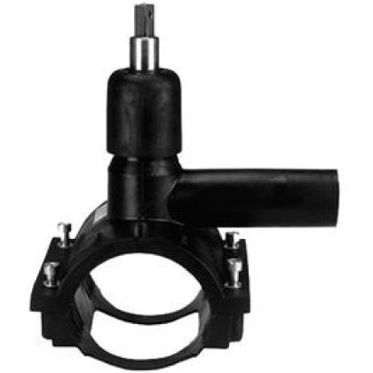 Вентиль для врізки під тиском d 200/50 мм, терморезисторний, SDR11, PE100